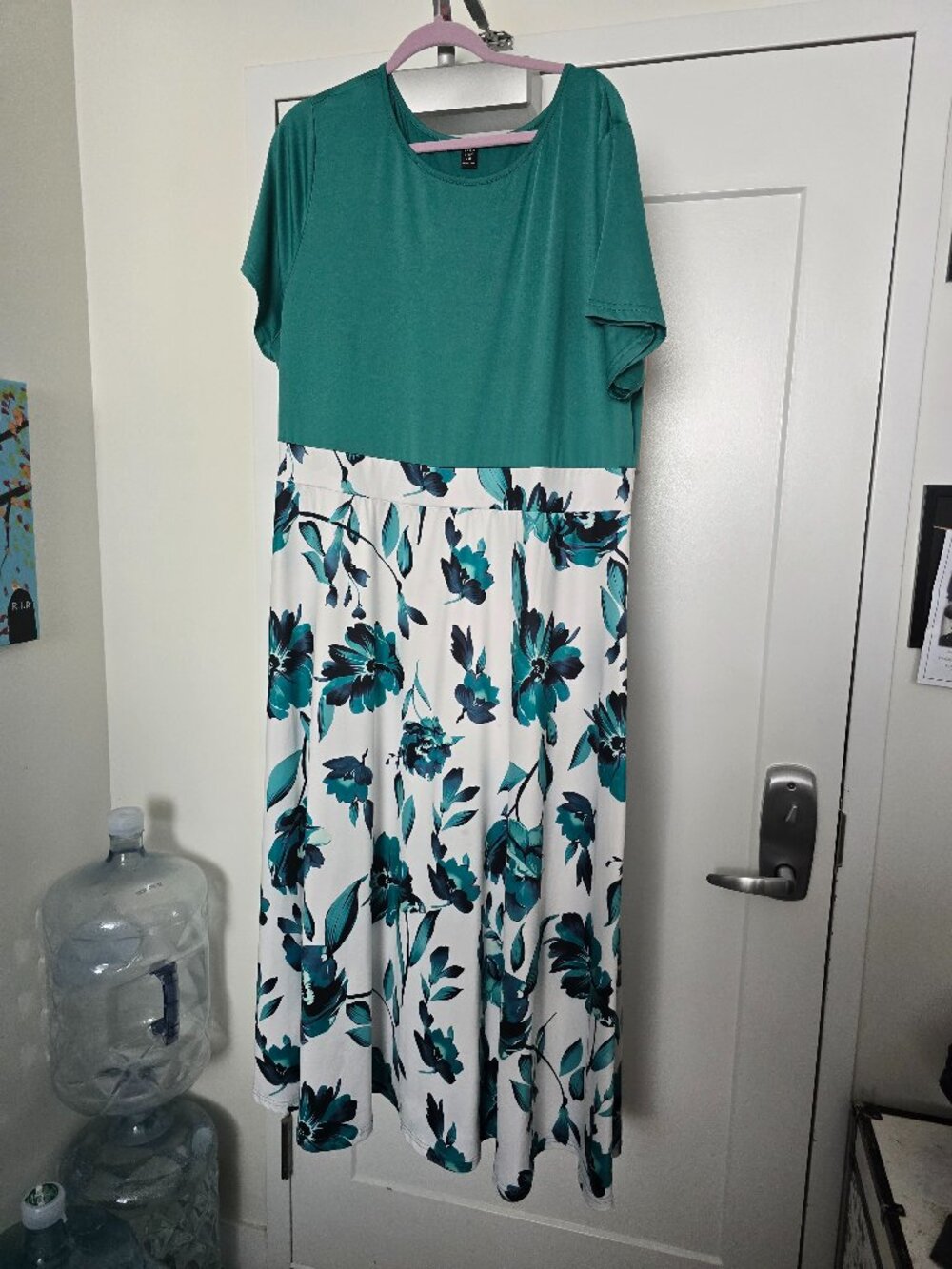 Curve Floral Maxi Dress – Women's 4XL